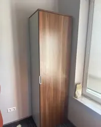 Szafa ubraniowa orzech gabinet 60x202 szafy komody  biuro dom pokój — ujęcie 3