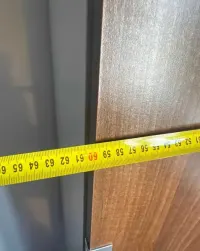 Szafa ubraniowa orzech gabinet 60x202 szafy komody  biuro dom pokój — ujęcie 5