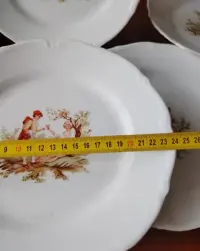 Talerze obiadowe płytkie, porcelana Bogucice — ujęcie 4