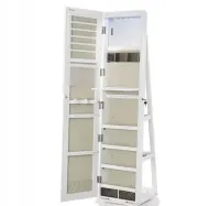 Toaletka Stojąca Na Biżuterię Obrotowa Lustro Led Songmics Jjc007W02V1 — ujęcie 3