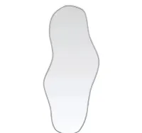 Vidaxl Lustro Ścienne, Srebrne, 80X35 Cm — ujęcie 2