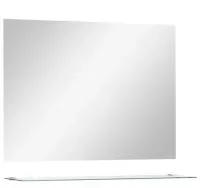 Vidaxl Lustro Ścienne Z Półką, 80X60 Cm, Hartowane Szkło — ujęcie 3