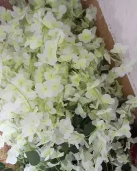 Wisteria glicynia sztuczna girlanda kwiatowa dekoracja 12 sztuk — ujęcie 2