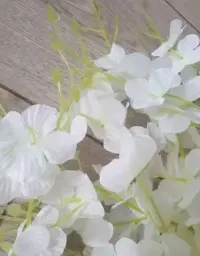 Wisteria glicynia sztuczna girlanda kwiatowa dekoracja 12 sztuk — ujęcie 2