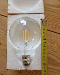 Żarówka retro edison loft nastrojowa E27 2W/4W 220 led duża — ujęcie 2