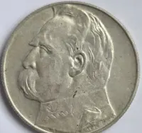 10 zł 1937 Piłsudski srebro — ujęcie 2