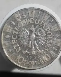10 zł Józef Piłsudski 1936 r. — ujęcie 4