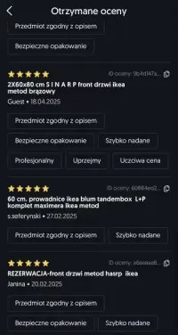 10x80x40 cm. SINARP ikea metod front obudowy szuflady maximera knivshult salon BARBER,Spa,Wellness — ujęcie 3