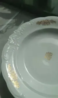 12 porcelanowych głębokich  talerzy Fabryka Porcelany Wałbrzych — ujęcie 3