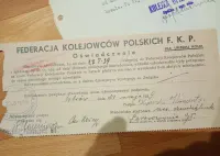 2 dokumenty PKP II RP 1939 rok Poznań — ujęcie 4