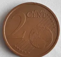 2 euro cent 2002 Włochy rzadka moneta — ujęcie 2