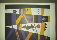 2 Litografie Wassily Kandinsky Derrière le Miroir 154 , Bauhaus de Dessau, 1965 — ujęcie 2