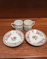2 małe filiżanki z chińskiej porcelany z okresu PRL — ujęcie 3