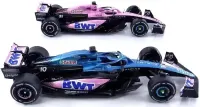 2-pack Formula 1 Alpine A523 Launch livery #31 & #10 - skala 1:18 - Solido — ujęcie 5