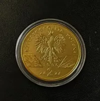 2 zł Jeż 1996 r. Zwierzęta Świata NBP | Moneta Kolekcjonerska | Kapsel — ujęcie 3