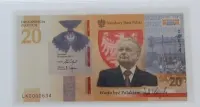 20 zł Lech Kaczyński  nr 634 — ujęcie 3