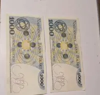 3 Banknoty 1000zl 1982r 1979r. — ujęcie 2
