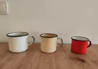 3 garnuszki / kubeczki z czasów PRL — ujęcie 3