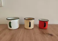3 garnuszki / kubeczki z czasów PRL — ujęcie 4