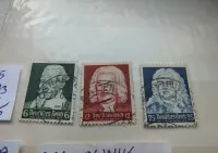3szt. znaczki pełna seria Mi573 Niemcy 1935r. KOMPOZYTORZY Bach Rzesza — ujęcie 4