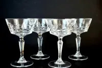 4 kryształowe kieliszki vintage Cristal D'Arques - Durand — ujęcie 2
