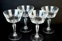 4 kryształowe kieliszki vintage Cristal D'Arques - Durand — ujęcie 3