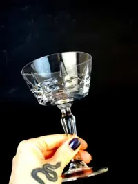 4 kryształowe kieliszki vintage Cristal D'Arques - Durand — ujęcie 5