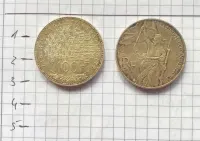4 monety srebrne francuskie — ujęcie 3