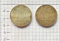 4 monety srebrne francuskie — ujęcie 5