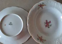 5 białych porcelanowych głębokich talerzy Wałbrzych, 21 cm, jak nowe — ujęcie 2