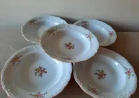 5 białych porcelanowych głębokich talerzy Wałbrzych, 21 cm, jak nowe — ujęcie 3