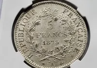 5 franków 1873  Francja — ujęcie 2
