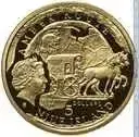 5 $ Szlak Bursztynowy Niue - złoto PR70 — ujęcie 2