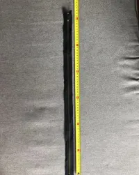 5 SZT Zamek błyskawiczny, metalowy, rozdzielczy, czarny, 60cm — ujęcie 2