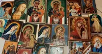 50szt.Ikony olejne na drewnie. — ujęcie 5