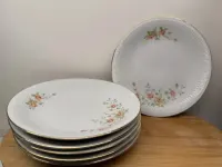 6 szt talerzyki porcelana Włocławek — ujęcie 4