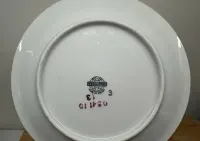 6 szt talerzyki porcelana Włocławek — ujęcie 3