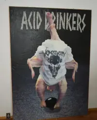 ACID DRINKERS - Infernal Connection - płótno z trasy 1995, UNIKAT !!! — ujęcie 2