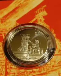 Acier Stahl Steel 5 euro 2014 Luxembourg Luksemburg nakł. 2500 sztuk — ujęcie 4
