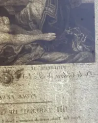 Antyczna grafika, miedzioryt, XVIII wiek, wg Tycjana — ujęcie 3