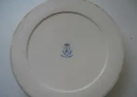 Antyk_100 lat!  Talerz dla Dziecka_CARLTON WARE_Anglia ok.1880 do 1900 — ujęcie 5