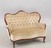 Antyk Sofa rokoko 2 osobowa plus 2 fotele — ujęcie 2