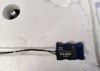 Aparatura modelarska radio modelarskie Sanwa SD6G SD-6G  oryginalny odbiornik 6 kanałów RX-600 — ujęcie 4