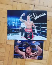 Autentyczne Zdjęcia Fotografia Boks Autograf Bokserskie Prawdziwe HIT — ujęcie 2