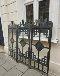 Ażurowe  elementy,  parawan — ujęcie 2
