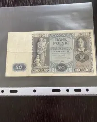 Banknot o nominale 20 zlotych z 1936 roku — ujęcie 3