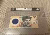 Banknot testowy PWPW 50 Charlie Chaplin — ujęcie 3