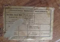 Biurko z lat 70, vintage PRL, prod. Jarocin, stan dobry — ujęcie 4