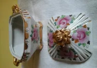 Bomboniera porcelanowa Gźel — ujęcie 2