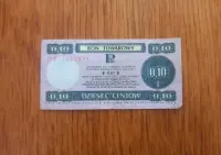Bon towarowy bony towarowe Pewex Pekao PKO bony 10 20 50 centów — ujęcie 2